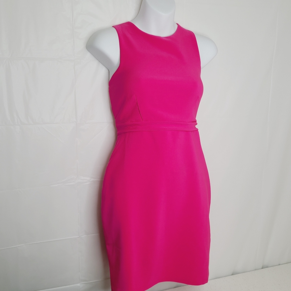 Monteau Pink Midi Dress